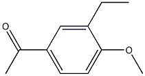 1-(3-ETHYL-4-METHOXY-PHENYL)-ETHANONE Struktur