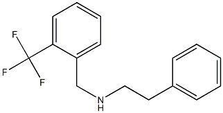 2-PHENYL-N-[2-(TRIFLUOROMETHYL)BENZYL]ETHANAMINE Struktur