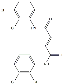 N1,N4-di(2,3-dichlorophenyl)but-2-enediamide Struktur