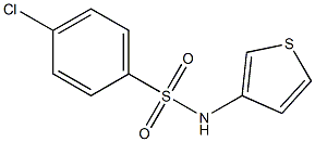 N1-tetrahydrothiophen-3-yl-4-chlorobenzene-1-sulfonamide Struktur