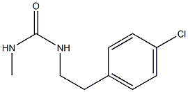 N-(4-chlorophenethyl)-N'-methylurea Struktur