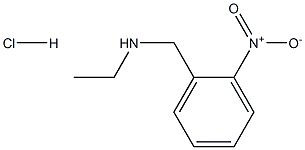 N-(2-nitrobenzyl)ethanamine hydrochloride Struktur