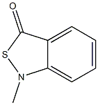 1-methyl-1,3-dihydrobenzo[c]isothiazol-3-one Struktur