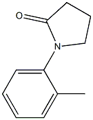 1-(2-methylphenyl)pyrrolidin-2-one Struktur