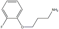 3-(2-fluorophenoxy)propan-1-amine Struktur