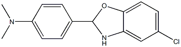 N1,N1-dimethyl-4-(5-chloro-2,3-dihydro-1,3-benzoxazol-2-yl)aniline Struktur