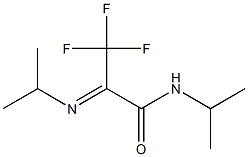 N1-isopropyl-3,3,3-trifluoro-2-(isopropylimino)propanamide Struktur