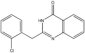 2-(2-chlorobenzyl)-4(3H)-quinazolinone Struktur