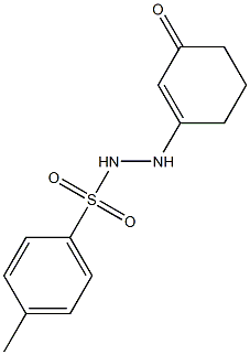 4-methyl-N'-(3-oxo-1-cyclohexenyl)benzenesulfonohydrazide Struktur