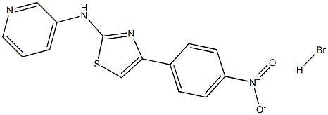 N2-(3-pyridyl)-4-(4-nitrophenyl)-1,3-thiazol-2-amine hydrobromide Struktur