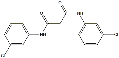 N1,N3-di(3-chlorophenyl)malonamide Struktur