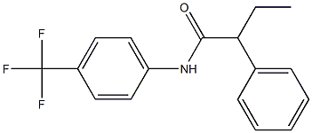 N1-[4-(trifluoromethyl)phenyl]-2-phenylbutanamide Struktur