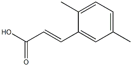 (E)-3-(2,5-dimethylphenyl)acrylic acid Struktur