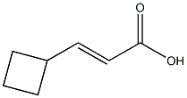 (E)-3-cyclobutylacrylic acid Struktur