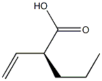 (S)-2-vinylpentanoic acid Struktur