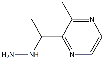 1-(1-(3-methylpyrazin-2-yl)ethyl)hydrazine Struktur