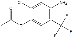 1-(4-Amino-2-chloro-5-trifluoromethyl-phenyl)-acetic acid Struktur