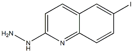 1-(6-iodoquinolin-2-yl)hydrazine Struktur