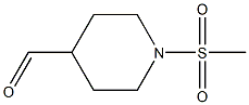 1-(methylsulfonyl)piperidine-4-carbaldehyde Struktur