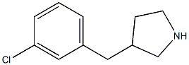 3-(3-chlorobenzyl)pyrrolidine Struktur