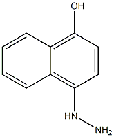 4-hydrazinylnaphthalen-1-ol Struktur