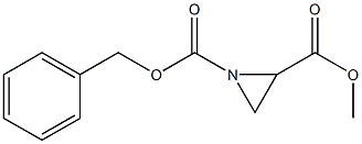 aziridine-1,2-dicarboxylic acid-1-benzyl ester 1-methyl ester Struktur