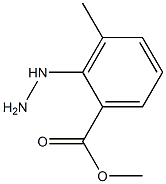 methyl 2-hydrazinyl-3-methylbenzoate Struktur