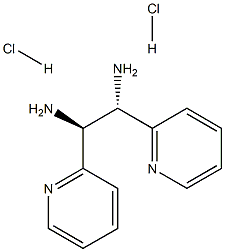 (S,S)-1,2-Di(2-pyridyl)-1,2-ethanediamine dihydrochloride Struktur