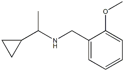 (1-cyclopropylethyl)[(2-methoxyphenyl)methyl]amine Struktur