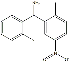 (2-methyl-5-nitrophenyl)(2-methylphenyl)methanamine Struktur