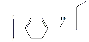 (2-methylbutan-2-yl)({[4-(trifluoromethyl)phenyl]methyl})amine Struktur