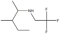 (3-methylpentan-2-yl)(2,2,2-trifluoroethyl)amine Struktur