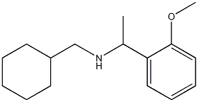 (cyclohexylmethyl)[1-(2-methoxyphenyl)ethyl]amine Struktur