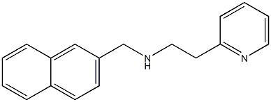 (naphthalen-2-ylmethyl)[2-(pyridin-2-yl)ethyl]amine Struktur