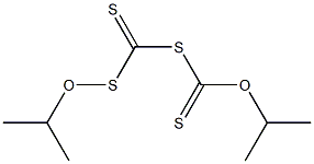 (propan-2-yloxy)({[(propan-2-yloxy)methanethioyl]disulfanyl})methanethione Struktur