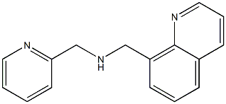 (pyridin-2-ylmethyl)(quinolin-8-ylmethyl)amine Struktur