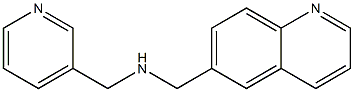 (pyridin-3-ylmethyl)(quinolin-6-ylmethyl)amine Struktur