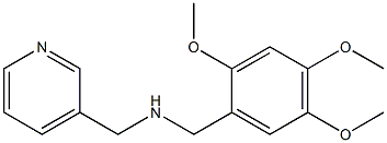 (pyridin-3-ylmethyl)[(2,4,5-trimethoxyphenyl)methyl]amine Struktur