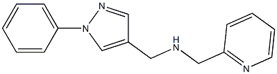 [(1-phenyl-1H-pyrazol-4-yl)methyl](pyridin-2-ylmethyl)amine Struktur