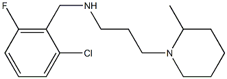 [(2-chloro-6-fluorophenyl)methyl][3-(2-methylpiperidin-1-yl)propyl]amine Struktur