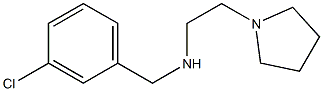 [(3-chlorophenyl)methyl][2-(pyrrolidin-1-yl)ethyl]amine Struktur