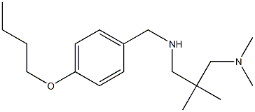 [(4-butoxyphenyl)methyl]({2-[(dimethylamino)methyl]-2-methylpropyl})amine Struktur