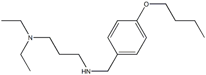 [(4-butoxyphenyl)methyl][3-(diethylamino)propyl]amine Struktur