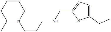 [(5-ethylthiophen-2-yl)methyl][3-(2-methylpiperidin-1-yl)propyl]amine Struktur