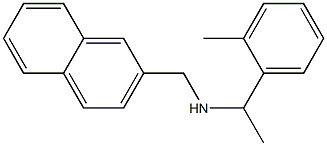 [1-(2-methylphenyl)ethyl](naphthalen-2-ylmethyl)amine Struktur