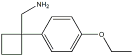 [1-(4-ethoxyphenyl)cyclobutyl]methanamine Struktur