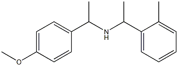 [1-(4-methoxyphenyl)ethyl][1-(2-methylphenyl)ethyl]amine Struktur