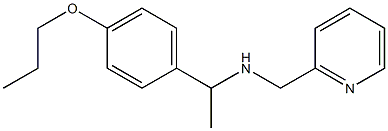 [1-(4-propoxyphenyl)ethyl](pyridin-2-ylmethyl)amine Struktur