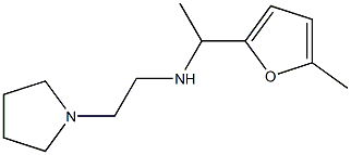 [1-(5-methylfuran-2-yl)ethyl][2-(pyrrolidin-1-yl)ethyl]amine Struktur