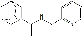 [1-(adamantan-1-yl)ethyl](pyridin-2-ylmethyl)amine Struktur